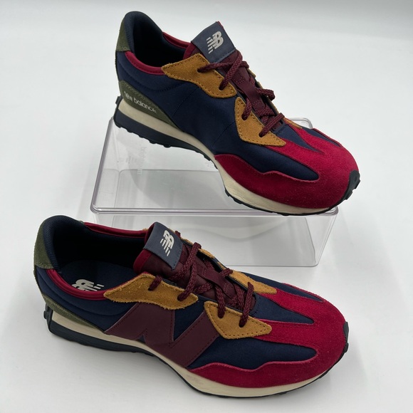 Men’s New Balance 327 Codura size 7 GS327FW1. Navy burgundy wheat and green. - Picture 2 of 11